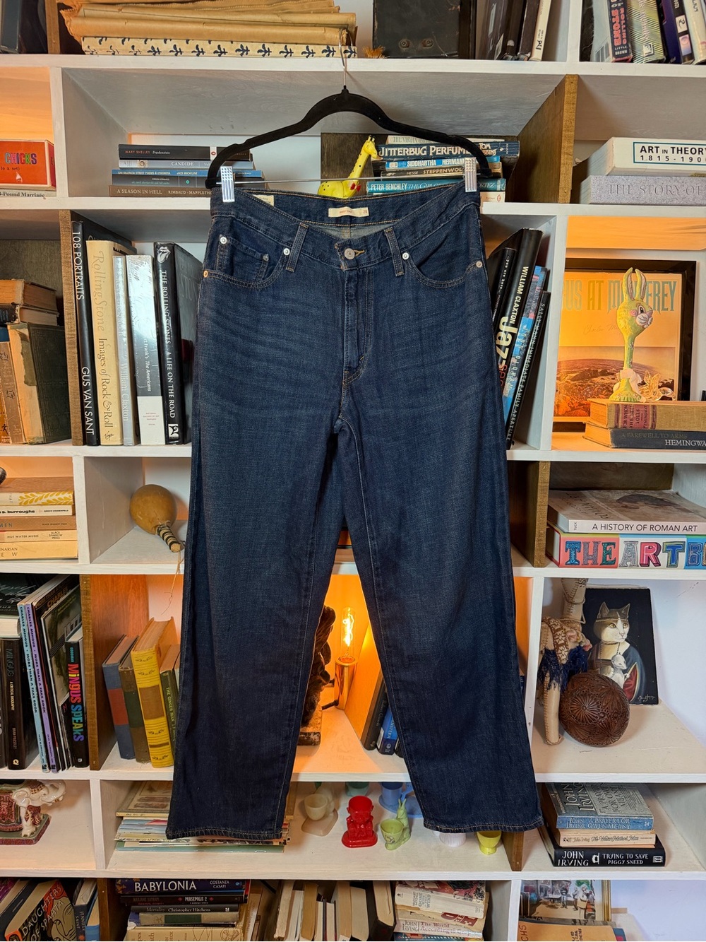 Levi’s Dark Blue Baggy Dad jeans new without tags